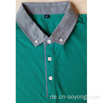 Jeans-Kragen und Manschette Herrenmode Polo-Shirts